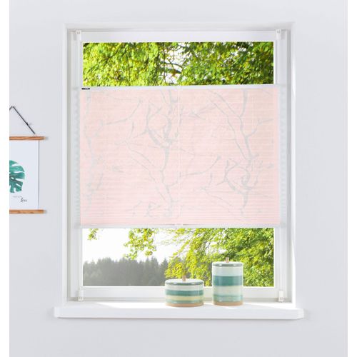 6973603340672 - Plissee MY HOME Anna Gr 6 rosa (rose) B90cm H130cm Obermaterial 70% Viskose 30% Polyester Plissees Ästemotiv Klemmträger 6973603340672 - Plissee MY HOME Anna Gr 6 rosa (rose) B90cm H130cm Obermaterial 70% Viskose 30% Polyester Plissees Ästemotiv Klemmträger