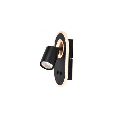 4004353396779 - Lampe Kimon led Wandspot schwarz 1x PAR51 GU10 5W geeignet für Reflektorlampen Kopf schwenkbar - schwarz - Brilliant 4004353396779 - Lampe Kimon led Wandspot schwarz 1x PAR51 GU10 5W geeignet für Reflektorlampen Kopf schwenkbar - schwarz - Brilliant