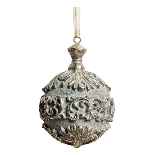 5712750375646 - Chic Antique Weihnachtskugel im Antique Verte Stil H15 Ø 105 cm antique verte