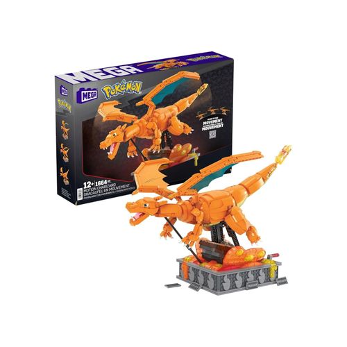 0194735133307 - MegaBloks Konstruktionsspielzeug MEGA Pokémon Motion Glurak bewegliches Bauset