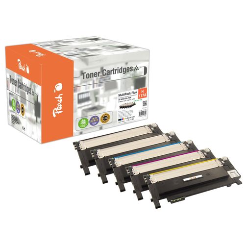 7640460547900 - H117A 5 Tonermodule (2*bk c m y) ersetzt HP No 117A W2070A*2 W2071A W2072A W2073A für zB HP Color Laser MFP 178 nw HP Color Laser 150 (wiederaufbereitet) 7640460547900 - H117A 5 Tonermodule (2*bk c m y) ersetzt HP No 117A W2070A*2 W2071A W2072A W2073A für zB HP Color Laser MFP 178 nw HP Color Laser 150 (wiederaufbereitet)