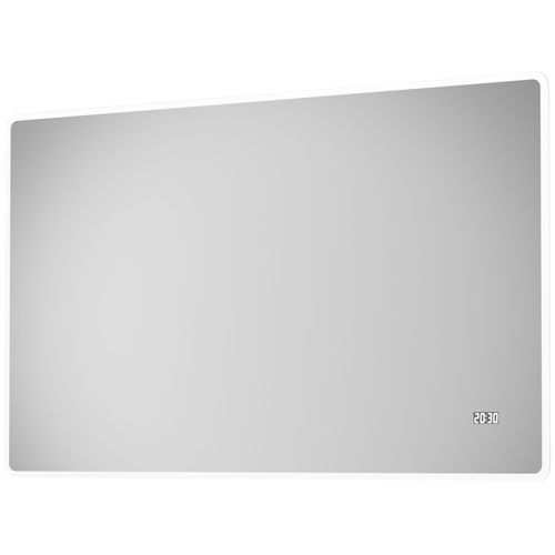 4250312106211 - Badspiegel TALOS Sun silber (silberfarben) Spiegel B H T 120cm x 70cm x 45cm BxH 120x70 cm energiesparend mit Digitaluhr B120cm H70cm T45cm 4250312106211 - Badspiegel TALOS Sun silber (silberfarben) Spiegel B H T 120cm x 70cm x 45cm BxH 120x70 cm energiesparend mit Digitaluhr B120cm H70cm T45cm