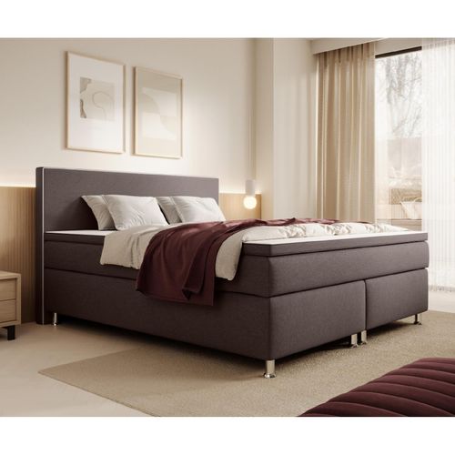 4065307005710 - Inter Handels Boxspringbett Gent - versch Ausführungen - 180x200cm Braun TFK 4065307005710 - Inter Handels Boxspringbett Gent - versch Ausführungen - 180x200cm Braun TFK