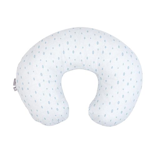3801304060458 - Kikkaboo Stillkissen rund 50 cm Schwangerschaftskissen Bezug abnehmbar Baumwolle blau