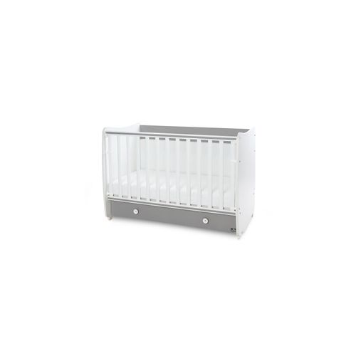 3800166104744 - Babybett Dream 60 x 120 cm umbaubar Schreibtisch Kinderbett Schaukelbett weiß dunkelgrau 3800166104744 - Babybett Dream 60 x 120 cm umbaubar Schreibtisch Kinderbett Schaukelbett weiß dunkelgrau