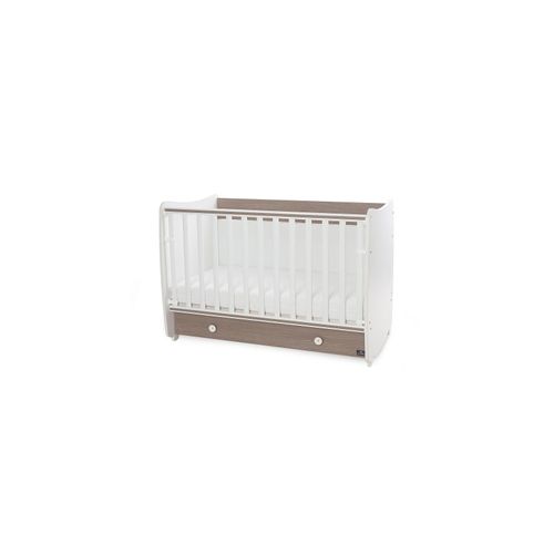 3800166107226 - Babybett Dream 60 x 120 cm umbaubar Schreibtisch Kinderbett Schaukelbett braun weiß