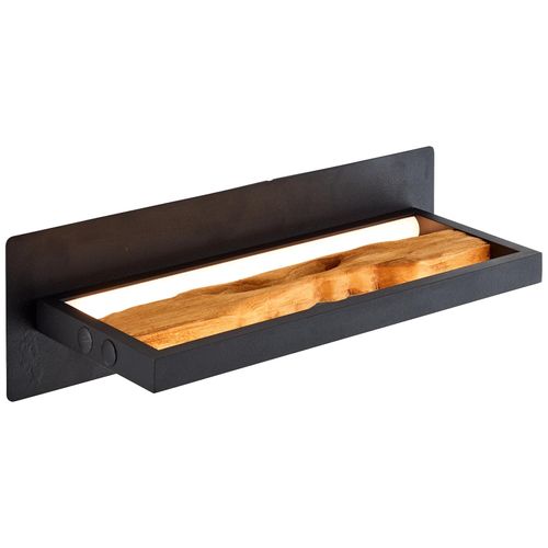 4004353411779 - Chaumont led Wandleuchte 35cm schwarz holz Aluminium Metall Holz 1x led integriert 95 w (Lichtstrom 930lm Lichtfarbe 3000K) - Brilliant 4004353411779 - Chaumont led Wandleuchte 35cm schwarz holz Aluminium Metall Holz 1x led integriert 95 w (Lichtstrom 930lm Lichtfarbe 3000K) - Brilliant