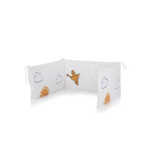 3800931060800 - Babynest Bumper 180 x 30 cm Bettumrandung Nestchen aus 100% Baumwolle weiß Wolke 3800931060800 - Babynest Bumper 180 x 30 cm Bettumrandung Nestchen aus 100% Baumwolle weiß Wolke