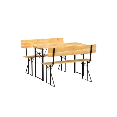 4260750013682 - holz4home® Bierzeltgarnitur - mehrteilig & klappbar Mit Lehne 4260750013682 - holz4home® Bierzeltgarnitur - mehrteilig & klappbar Mit Lehne