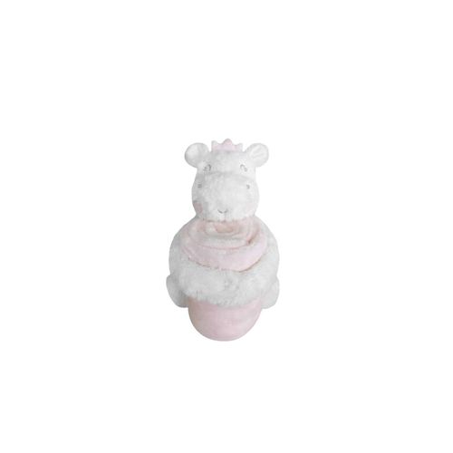 3801103021155 - Kikkaboo Babydecke 2 in 1 Geschenkset Kuscheltier 25 cm Kuscheldecke 100 x 70 cm pink 3801103021155 - Kikkaboo Babydecke 2 in 1 Geschenkset Kuscheltier 25 cm Kuscheldecke 100 x 70 cm pink