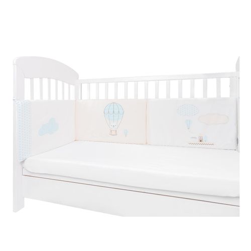 3801101080598 - Kikkaboo Nestchen my Home Babybett 140 x 70 cm Bettumrandung 210 cm Baumwolle hellblau 3801101080598 - Kikkaboo Nestchen my Home Babybett 140 x 70 cm Bettumrandung 210 cm Baumwolle hellblau