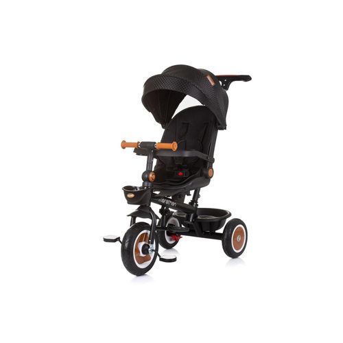 3800931062231 - Tricycle Marathon 2 in 1 Dreirad Sitz umkehrbar Gummiräder Dach schwarz