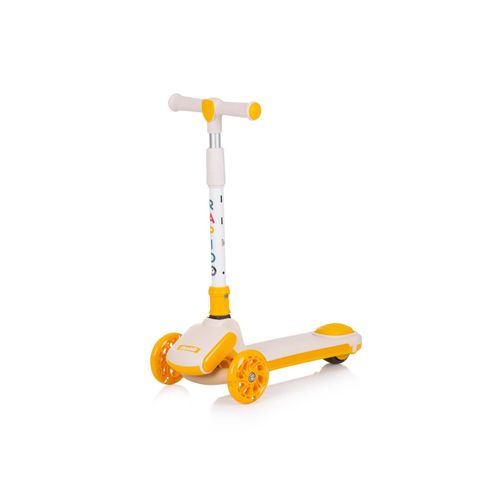 3800933000309 - Kinderroller Rapido Anti-Rutsch-Griffe Hinterradbremse klappbar LED gelb