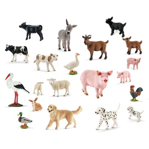 4250897426339 - - Tierfiguren - Bauernhof-Set mit 20 Tieren Sammelfiguren Spielfiguren 4250897426339 - - Tierfiguren - Bauernhof-Set mit 20 Tieren Sammelfiguren Spielfiguren