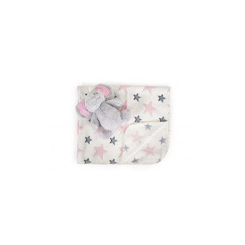 3800146269197 - Babydecke 90 x 75 cm mit Plüschtier kuschelige Babydecke Krabbeldecke rosa pink 3800146269197 - Babydecke 90 x 75 cm mit Plüschtier kuschelige Babydecke Krabbeldecke rosa pink