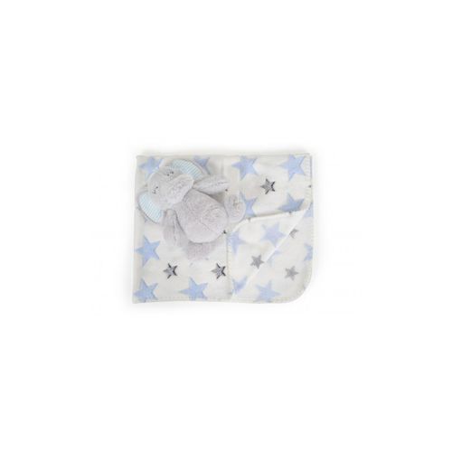 3800146269203 - Babydecke 90 x 75 cm mit Plüschtier kuschelige Babydecke Krabbeldecke hellblau 3800146269203 - Babydecke 90 x 75 cm mit Plüschtier kuschelige Babydecke Krabbeldecke hellblau