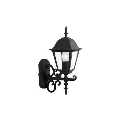 3800157617789 - Vtac - Wandleuchte Aussen Laterne Wandlaterne schwarz Wandlampe Fassadenleuchte Aluminium Glas klar 1x E27 BxHxT 148x40x225 V-Tac 7519 3800157617789 - Vtac - Wandleuchte Aussen Laterne Wandlaterne schwarz Wandlampe Fassadenleuchte Aluminium Glas klar 1x E27 BxHxT 148x40x225 V-Tac 7519