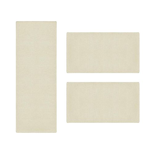 4059382035823 - Velours-Bettumrandung Dynasty 3-teilig Raumklimaregulierende Teppich-Läufer