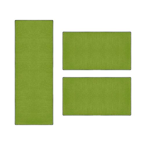 4059382035809 - Velours-Bettumrandung Dynasty 3-teilig Raumklimaregulierende Teppich-Läufer