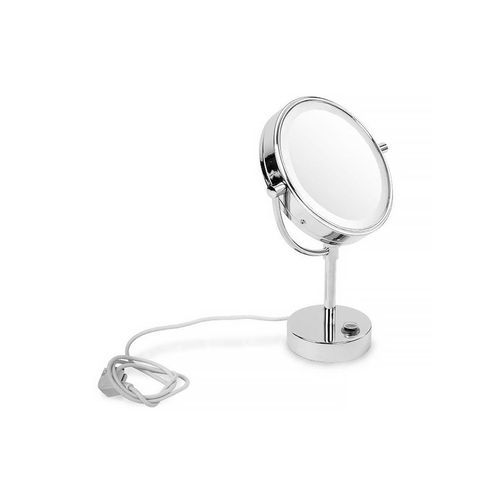 4251041647525 - Stand-Kosmetikspiegel mit LED-Beleuchtung Verchromt Mit Vergrößerung 4251041647525 - Stand-Kosmetikspiegel mit LED-Beleuchtung Verchromt Mit Vergrößerung
