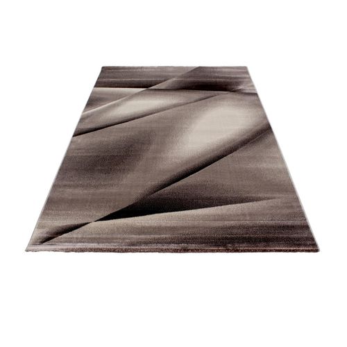 8694257094282 - Teppich modern Designer Wohnzimmer Abstrakt Muster Schwarz Braun Lila