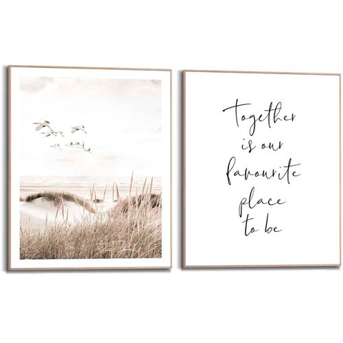 8714597617658 - Wandbild REINDERS Kraniche Freiheit - Strand Dünen Liebe Familien Zusammen Bilder Gr B H 40 cm x 50 cm 2 St grün (khaki) Kunstdrucke 8714597617658 - Wandbild REINDERS Kraniche Freiheit - Strand Dünen Liebe Familien Zusammen Bilder Gr B H 40 cm x 50 cm 2 St grün (khaki) Kunstdrucke