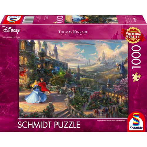 4001504573690 - Schmidt Thomas Kinkade Sleeping Beauty Dancing in The Enchanted Light 1000pcs Boden