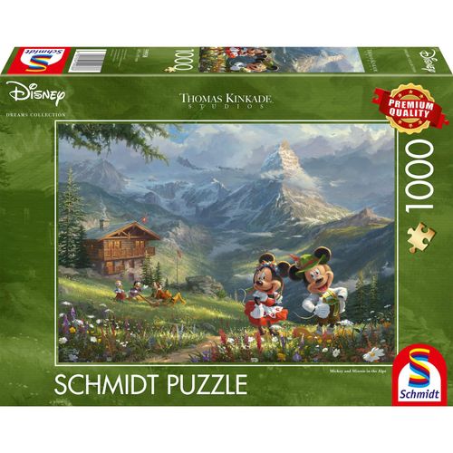 4001504599386 - Disney Mickey & Minnie in den Alpen Puzzle 1000 Teile 4001504599386 Schmidt 4001504599386 - Disney Mickey & Minnie in den Alpen Puzzle 1000 Teile 4001504599386 Schmidt