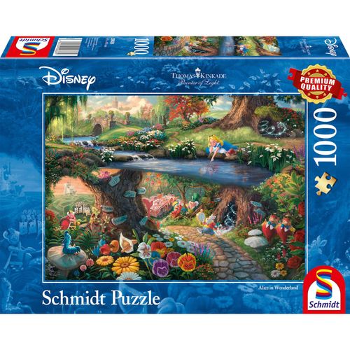 4001504596361 - Thomas Kinkade Painter of Light - Disney - Alice im Wunderland Puzzle