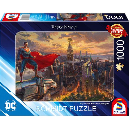 4001504575908 - Thomas Kinkade Studios DC - Superman - Protector of Metropolis Puzzle