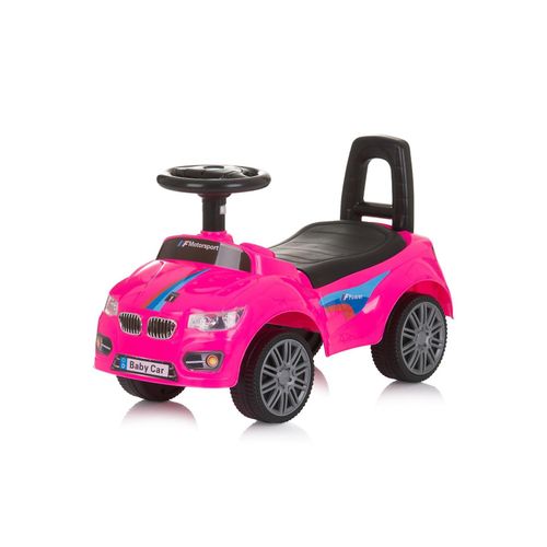 3800931060183 - Kinder Rutschauto Sprinter Stauraum unter Sitz Musik Hupe Rückenlehne pink