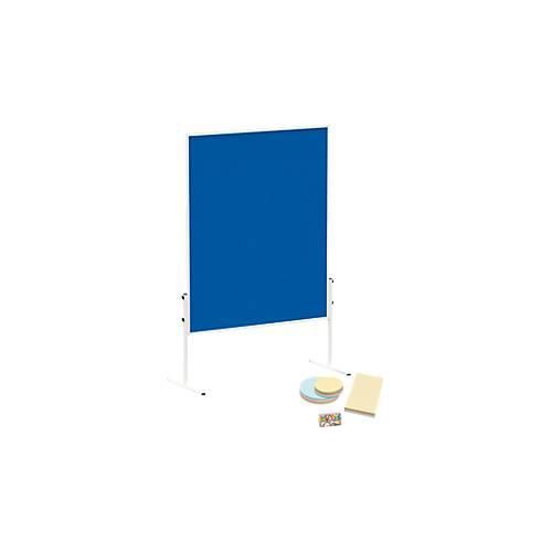 4002390062459 - MAULsolid Moderationstafel Filz blau B 1200 x H 1500 mm + Moderationskarten-Set mit 360 Karten und 200 Pin-Nadeln 4002390062459 - MAULsolid Moderationstafel Filz blau B 1200 x H 1500 mm + Moderationskarten-Set mit 360 Karten und 200 Pin-Nadeln
