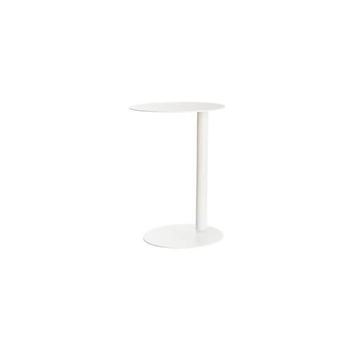 3660141225242 - meet® by Paperflow Beistelltisch aus Stahl rund Säulenfuß Ø 400 x H 570 mm weiß 3660141225242 - meet® by Paperflow Beistelltisch aus Stahl rund Säulenfuß Ø 400 x H 570 mm weiß