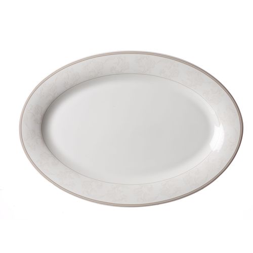 4006344046960 - Servierplatte Isabella in weiß oval 32 cm 4006344046960 - Servierplatte Isabella in weiß oval 32 cm