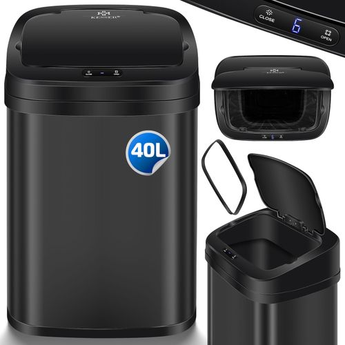 4255598326049 - KESSER® Sensor Mülleimer Küche Automatik mit Bewegungssensor Abfalleimer & Soft-Close-Deckel Müllbehälter mit Touch-Bedienfeld & Sensor LCD-Display Edelstahl inkl Müllsackhalter 4255598326049 - KESSER® Sensor Mülleimer Küche Automatik mit Bewegungssensor Abfalleimer & Soft-Close-Deckel Müllbehälter mit Touch-Bedienfeld & Sensor LCD-Display Edelstahl inkl Müllsackhalter