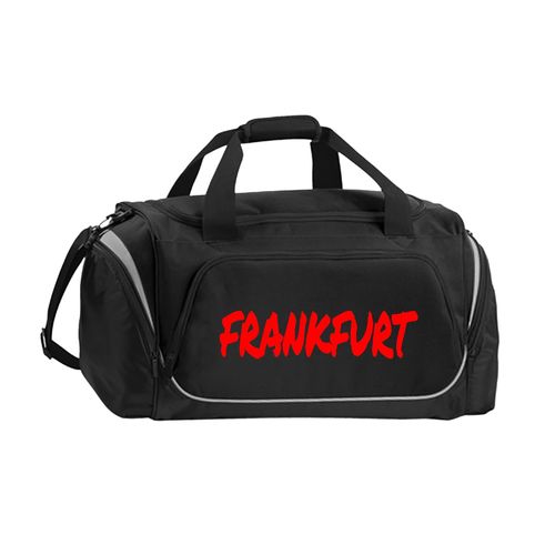 4068859158323 - multifanshop Sporttasche - Frankfurt - Textmarker - Druck rot - Tasche