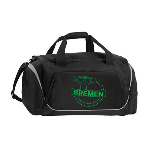 4068859178468 - multifanshop Sporttasche - Bremen - Meine Fankurve - Druck grün - Tasche