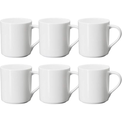 8682455438045 - Wilmax Porzellan Kaffeetassen 6er Set – 320 ml Teetassen mit Griff 8682455438045 - Wilmax Porzellan Kaffeetassen 6er Set – 320 ml Teetassen mit Griff
