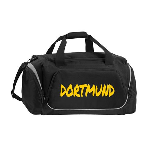 4068859190620 - multifanshop® Sporttasche - Dortmund - Textmarker - Druck gelb - Tasche