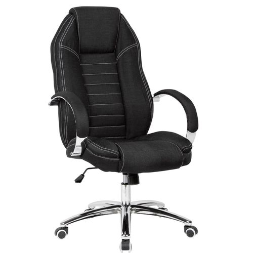 4250950294172 - Finebuy - Drehstuhl in Jeansoptik Bezug Stoff Schwarz Schreibtischstuhl bis 120 kg Design Chefsessel Höhenverstellbar Bürosessel mit Armlehnen & 4250950294172 - Finebuy - Drehstuhl in Jeansoptik Bezug Stoff Schwarz Schreibtischstuhl bis 120 kg Design Chefsessel Höhenverstellbar Bürosessel mit Armlehnen &