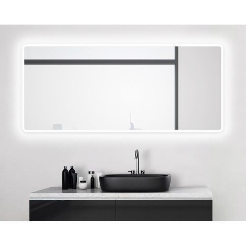 4250312110850 - Moon Badspiegel mit Beleuchtung � led Badezimmerspiegel 160x70 cm � led Spiegel mit umlaufenden Raumlicht � Spiegel mit Lichtfarbe neutralwei� � 4250312110850 - Moon Badspiegel mit Beleuchtung � led Badezimmerspiegel 160x70 cm � led Spiegel mit umlaufenden Raumlicht � Spiegel mit Lichtfarbe neutralwei� �