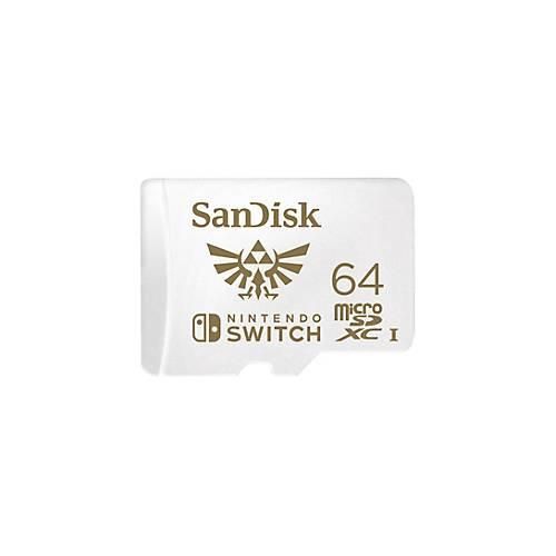 0619659171537 - SanDisk Nintendo Switch - Flash-Speicherkarte - 64 GB - UHS-I U3 - microSDXC UHS-I - für Nintendo Switch 0619659171537 - SanDisk Nintendo Switch - Flash-Speicherkarte - 64 GB - UHS-I U3 - microSDXC UHS-I - für Nintendo Switch
