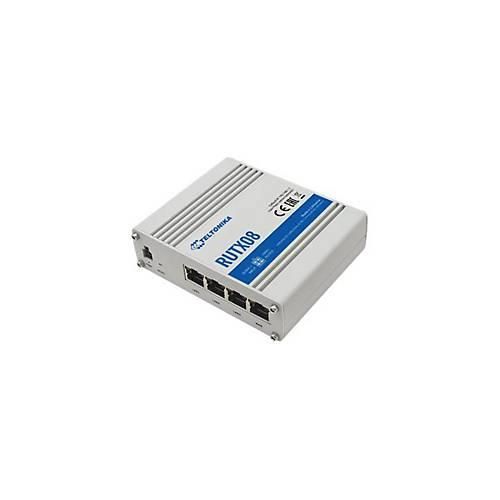 4779027312477 - RUTX08 Industrial Ethernet Router 4 x Gigabit Ethernet ports with up to 128 port tag-based VLANs supported - Router 4779027312477 - RUTX08 Industrial Ethernet Router 4 x Gigabit Ethernet ports with up to 128 port tag-based VLANs supported - Router