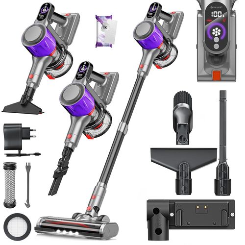 4255598343145 - KESSER® Akku-Staubsauger 2in1 Handstaubsauger ohne Beutel mit HEPA-Filter Akkusauger bis 45 Min Laufzeit + Fugendüse & Staubbürste LED-Licht XL Staubbehälter für Hartböden Teppich Tierhaare 4255598343145 - KESSER® Akku-Staubsauger 2in1 Handstaubsauger ohne Beutel mit HEPA-Filter Akkusauger bis 45 Min Laufzeit + Fugendüse & Staubbürste LED-Licht XL Staubbehälter für Hartböden Teppich Tierhaare