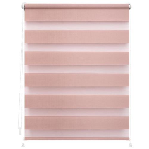 4250434155234 - Doppelrollo Duo Rollo Klemmfix ohne Bohren verspannt ORIGINAL halbtransparent verspannt Klemmfix Einfache Klemm-Montage ohne Bohren Für Fenster & Türen geeignet rosa