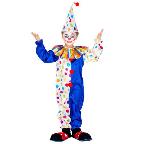4260505449827 - tectake® Kinder - Teenkostüm Clown Jux