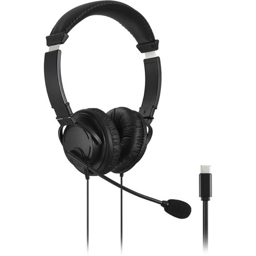 0085896974574 - Kensington Headset Hi-Fi mit Mikrofon USB-C schwarz K97457WW
