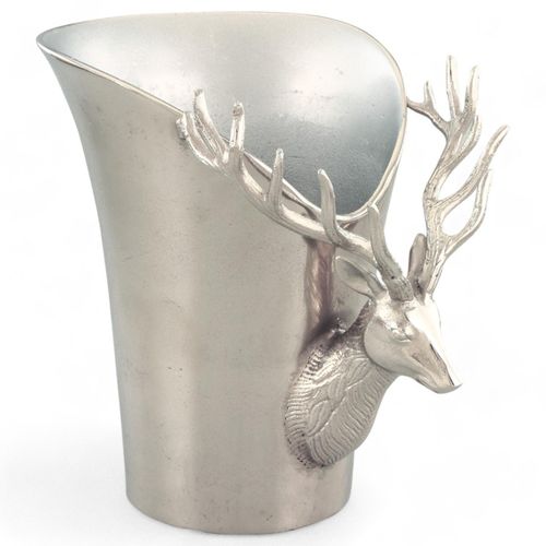 4041908141798 - Deco Pleasure Weinkühler CERVO klein Silber Alu Kühler Topf Hirsch Sektkelch 4041908141798 - Deco Pleasure Weinkühler CERVO klein Silber Alu Kühler Topf Hirsch Sektkelch