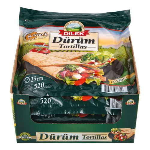 4036577100139 - Dilek Dürüm Tortillas 520 g 8er Pack 4036577100139 - Dilek Dürüm Tortillas 520 g 8er Pack