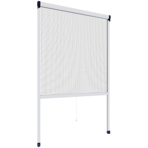 9003117043343 - Insektenschutz-Rollo WINDHAGER RHINO grau (anthrazit) B130cm H160cm Fiberglas Rollos BxH 130x160 cm